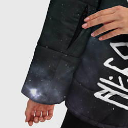 Куртка зимняя женская Небо славян с обережной символикой, цвет: 3D-черный — фото 2
