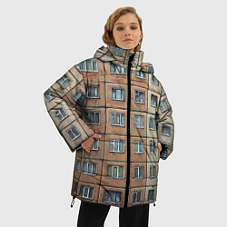 Куртка зимняя женская Хрущевка, цвет: 3D-черный — фото 2