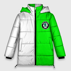 Куртка зимняя женская Skoda спорт, цвет: 3D-светло-серый