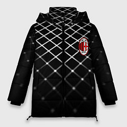 Куртка зимняя женская Милан футбольный клуб, цвет: 3D-красный