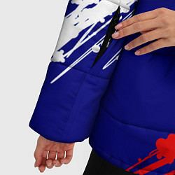 Куртка зимняя женская Триколор Россия, цвет: 3D-светло-серый — фото 2