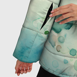 Куртка зимняя женская Светлая акварель, цвет: 3D-светло-серый — фото 2