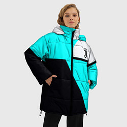 Куртка зимняя женская Juventus sport geometry fc, цвет: 3D-красный — фото 2