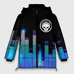 Куртка зимняя женская The Offspring эквалайзер, цвет: 3D-черный