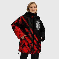 Куртка зимняя женская Monaco sport grunge, цвет: 3D-красный — фото 2