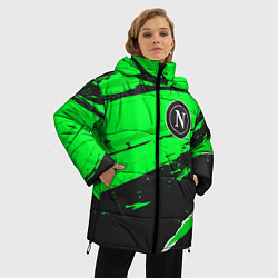 Куртка зимняя женская Napoli sport green, цвет: 3D-черный — фото 2