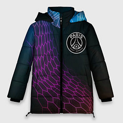 Женская зимняя куртка PSG футбольная сетка