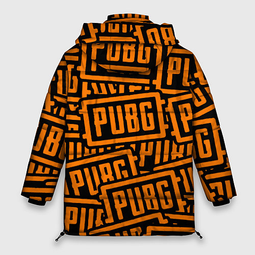 Женская зимняя куртка PUBG pattern game / 3D-Светло-серый – фото 2