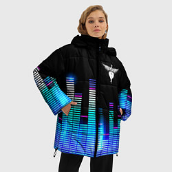 Куртка зимняя женская Bon Jovi эквалайзер, цвет: 3D-черный — фото 2