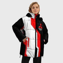 Куртка зимняя женская Mitsubishi red uniform, цвет: 3D-черный — фото 2