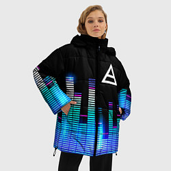 Куртка зимняя женская Thirty Seconds to Mars эквалайзер, цвет: 3D-черный — фото 2