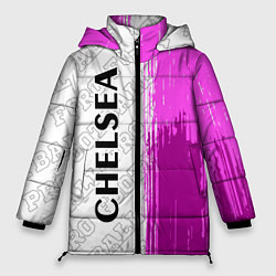Куртка зимняя женская Chelsea pro football по-вертикали, цвет: 3D-черный