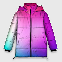 Куртка зимняя женская Colorful gradient, цвет: 3D-красный