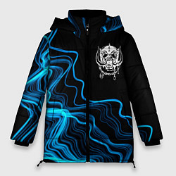 Куртка зимняя женская Motorhead sound wave, цвет: 3D-черный