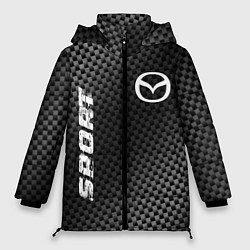 Куртка зимняя женская Mazda sport carbon, цвет: 3D-черный