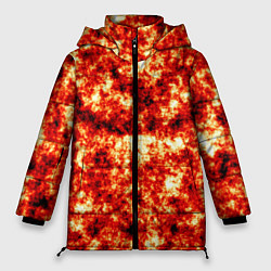 Куртка зимняя женская Vulcan lava texture, цвет: 3D-светло-серый