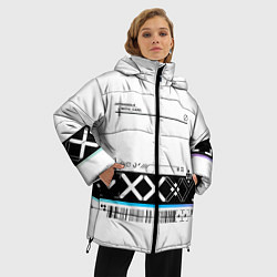 Куртка зимняя женская Printstream white - скин CS, цвет: 3D-черный — фото 2