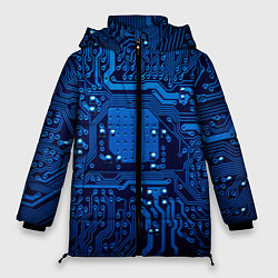 Куртка зимняя женская Текстолит, цвет: 3D-черный