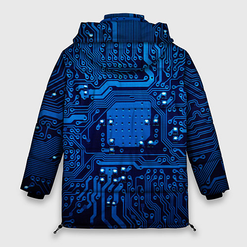 Женская зимняя куртка Текстолит / 3D-Светло-серый – фото 2