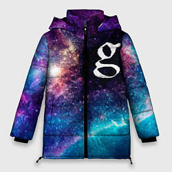 Куртка зимняя женская Garbage space rock, цвет: 3D-черный
