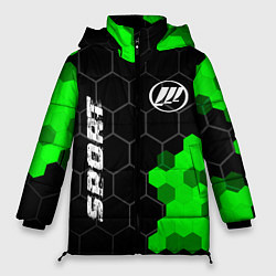 Женская зимняя куртка Lifan green sport hexagon