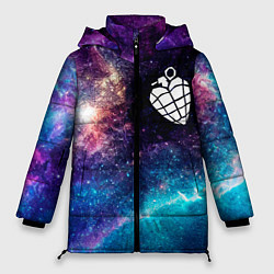 Куртка зимняя женская Green Day space rock, цвет: 3D-черный