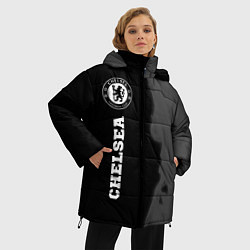 Куртка зимняя женская Chelsea sport на темном фоне по-вертикали, цвет: 3D-черный — фото 2