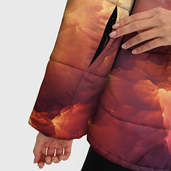 Куртка зимняя женская Облачный космос, цвет: 3D-светло-серый — фото 2