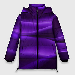 Куртка зимняя женская Фиолетовый шелк, цвет: 3D-красный