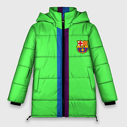 Куртка зимняя женская Barcelona fc sport line, цвет: 3D-черный