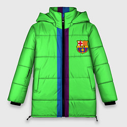 Куртка зимняя женская Barcelona fc sport line, цвет: 3D-светло-серый