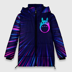 Женская зимняя куртка Totoro neon blast lines