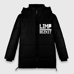 Куртка зимняя женская Lim Bizkit logo, цвет: 3D-черный