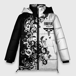 Куртка зимняя женская Одни из нас узор блэк, цвет: 3D-черный