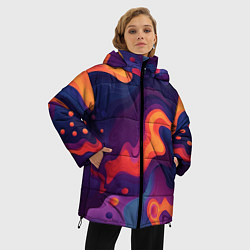 Куртка зимняя женская Неоновый спектр, цвет: 3D-светло-серый — фото 2