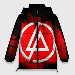 Куртка зимняя женская Linkin Park: Red style, цвет: 3D-красный