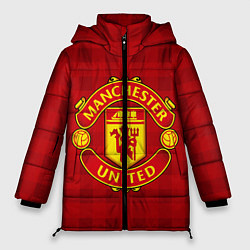 Куртка зимняя женская Manchester United, цвет: 3D-черный