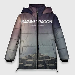 Куртка зимняя женская Imagine Dragons: Night Visions, цвет: 3D-черный