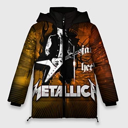 Куртка зимняя женская Metallica: James Hetfield, цвет: 3D-светло-серый