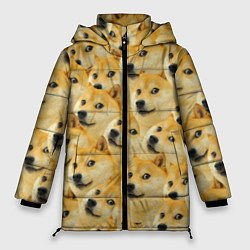 Куртка зимняя женская Doge, цвет: 3D-красный