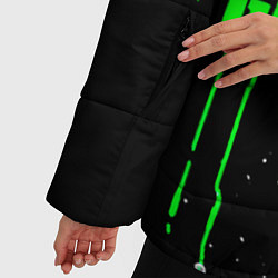 Куртка зимняя женская Green Day: Acid Colour, цвет: 3D-черный — фото 2