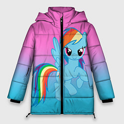 Куртка зимняя женская My Little Pony, цвет: 3D-красный