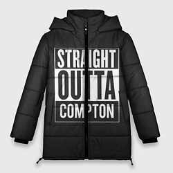 Куртка зимняя женская Straight Outta Compton, цвет: 3D-светло-серый