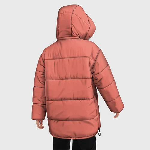 Женская зимняя куртка I hate you / 3D-Красный – фото 4