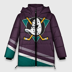 Куртка зимняя женская Anaheim Ducks Selanne, цвет: 3D-красный