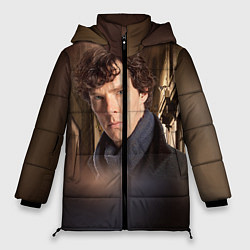 Куртка зимняя женская Бенедикт Камбербэтч 1, цвет: 3D-светло-серый