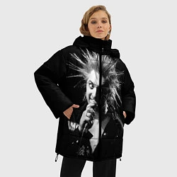 Куртка зимняя женская Горшок 1, цвет: 3D-красный — фото 2