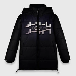 Куртка зимняя женская No Game No Life лого, цвет: 3D-черный
