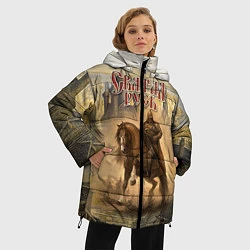 Куртка зимняя женская Святая русь, цвет: 3D-светло-серый — фото 2