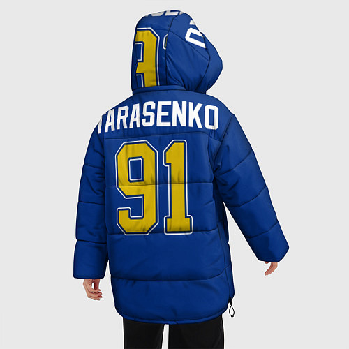 Женская зимняя куртка St Louis Blues: Tarasenko 91 / 3D-Красный – фото 4
